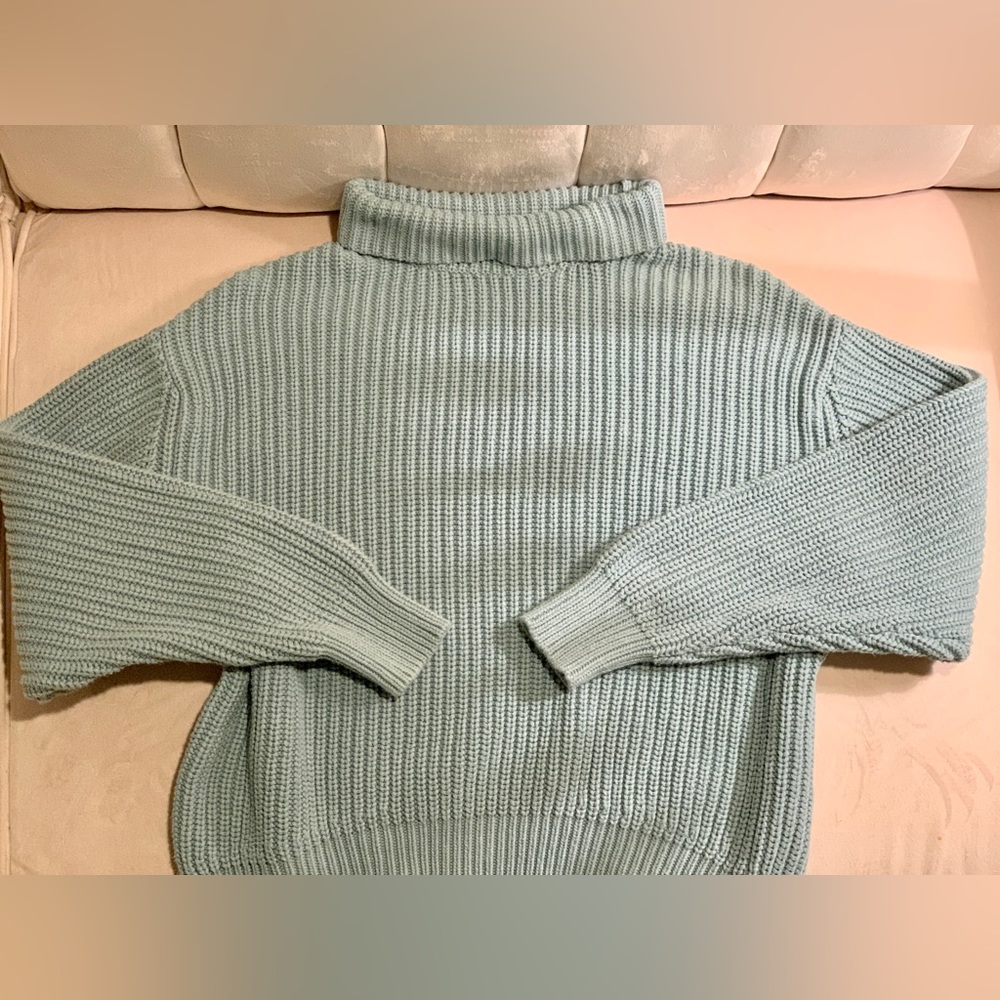 FRENCH CONNECTION | Chunky Knit Turtleneck Sweater | Size L